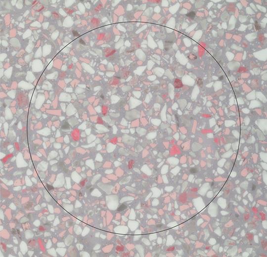 63588DR7 pink terrazzo circle