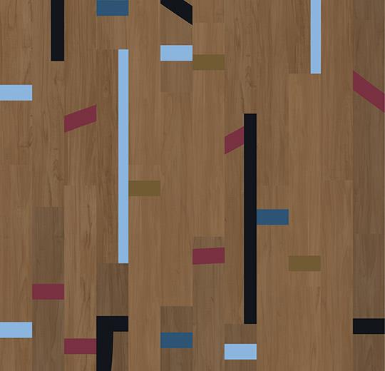 63510E dark vintage gymfloor