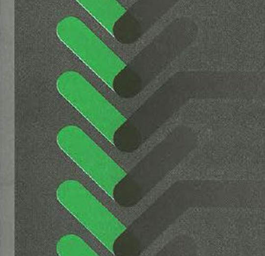 001381 Composition Green Lines