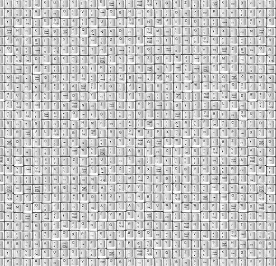 000533 keyboard white