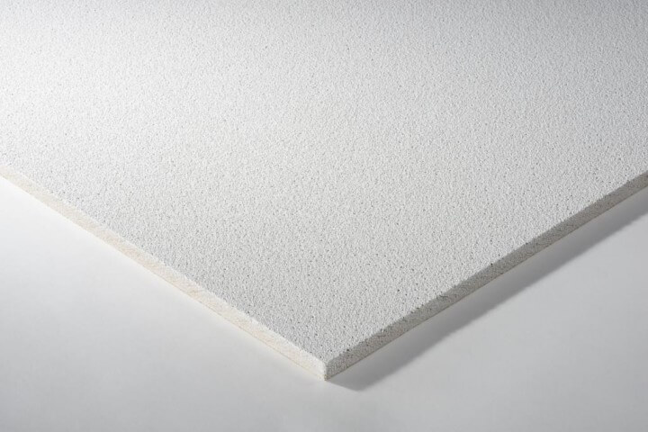 Ceiling tile KNAUF AMF Dune NG Board difficult to burn